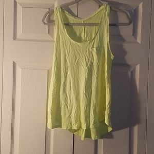 Yellow/Green workout tank